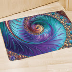 Abstract Fractal Print Polyester Doormat