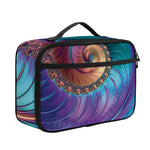 Abstract Fractal Print Portable Lunch Bag