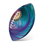 Abstract Fractal Print Rugby Ball