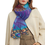 Abstract Fractal Print Scarf