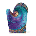 Abstract Fractal Print Single Oven Mitt
