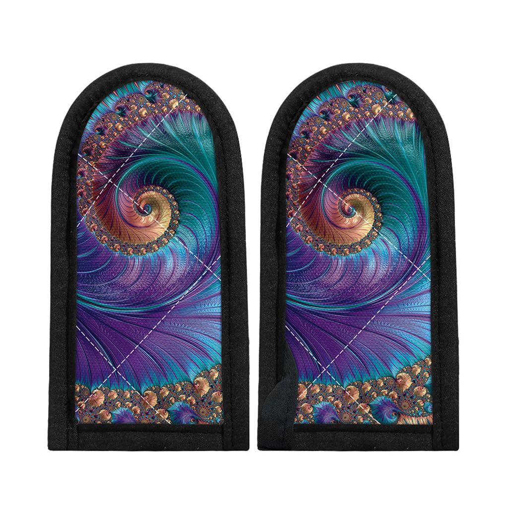 Abstract Fractal Print Skillet Handle Cover