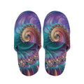 Abstract Fractal Print Slippers