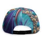 Abstract Fractal Print Snapback Cap