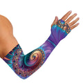 Abstract Fractal Print Sun Protection Arm Sleeves