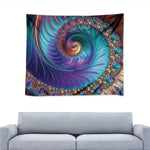 Abstract Fractal Print Tapestry