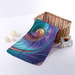 Abstract Fractal Print Towel