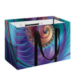 Abstract Fractal Print Utility Tote Bag
