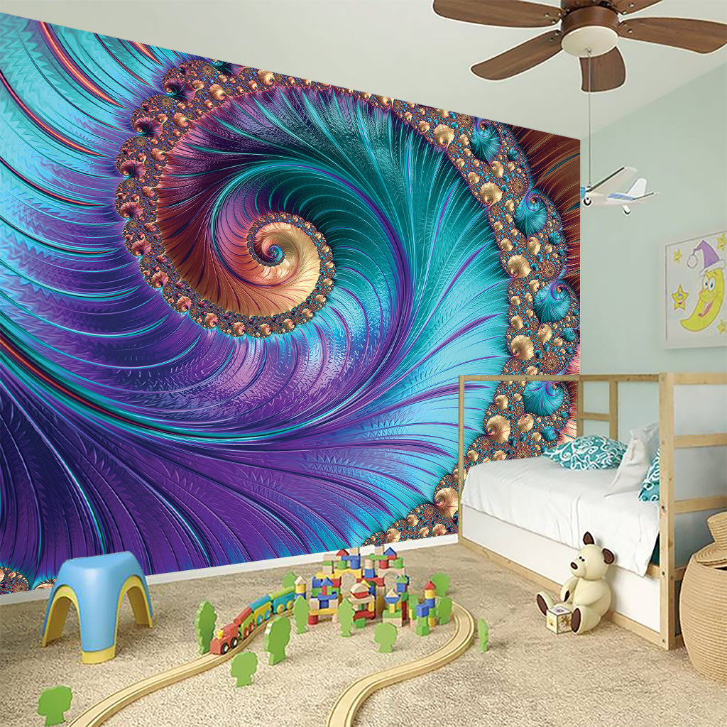 Abstract Fractal Print Wall Sticker