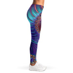 Abstract Fractal Print Women's Leggings