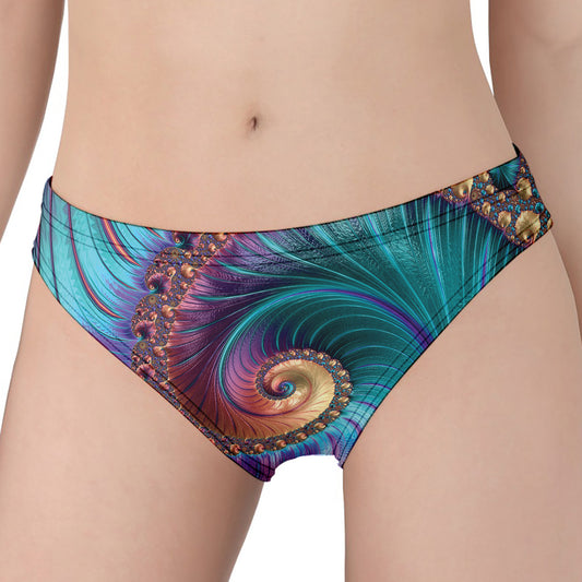 Abstract Fractal Print Women's Panties
