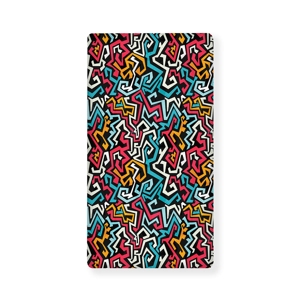 Abstract Funky Pattern Print Baby Crib Sheet