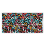 Abstract Funky Pattern Print Beach Towel