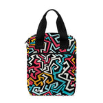 Abstract Funky Pattern Print Bible Tote Bag