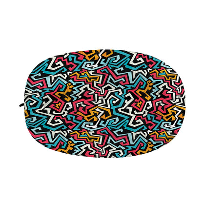Abstract Funky Pattern Print Car Side Mirror Covers