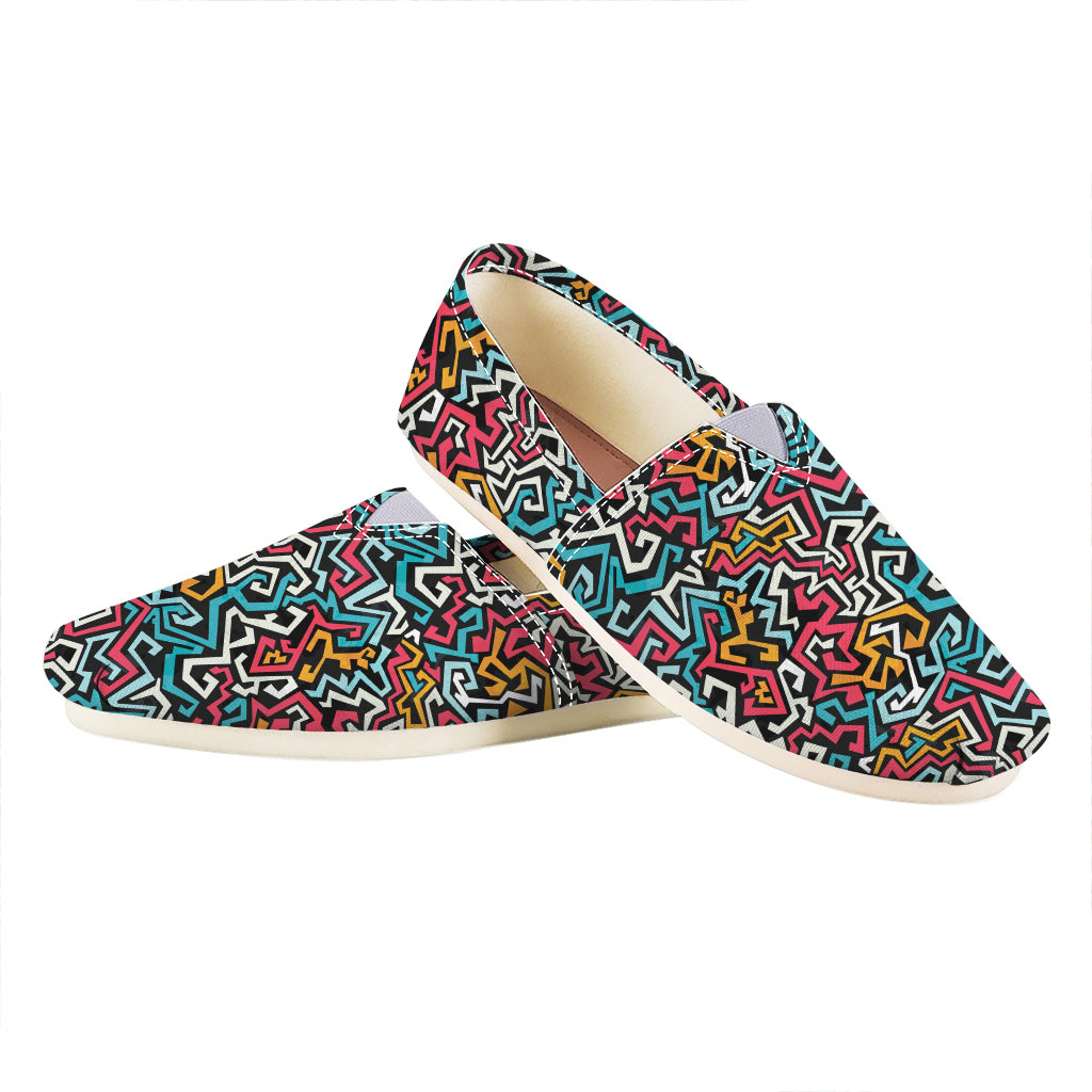 Abstract Funky Pattern Print Casual Shoes