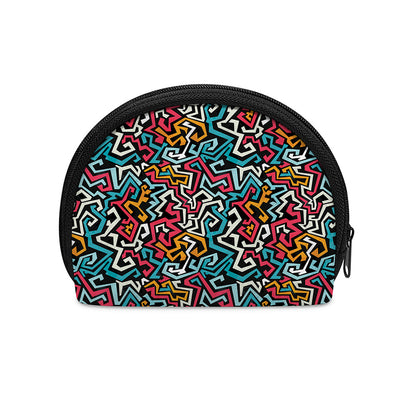 Abstract Funky Pattern Print Coin Purse