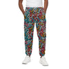 Abstract Funky Pattern Print Cotton Pants