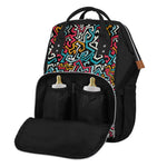 Abstract Funky Pattern Print Diaper Bag