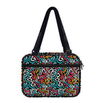 Abstract Funky Pattern Print Double Strap Bible Bag