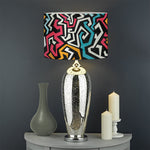 Abstract Funky Pattern Print Drum Lamp Shade