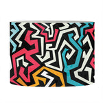 Abstract Funky Pattern Print Drum Lamp Shade