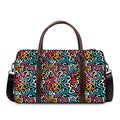 Abstract Funky Pattern Print Duffel Bag