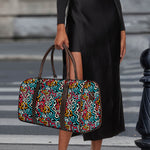 Abstract Funky Pattern Print Duffle Bag
