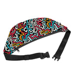 Abstract Funky Pattern Print Fanny Pack