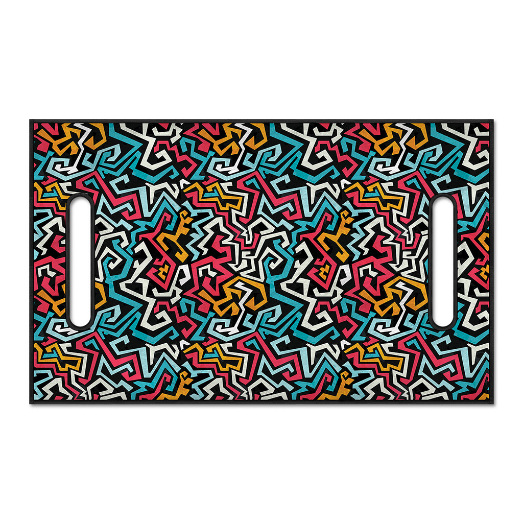 Abstract Funky Pattern Print Golf Cart Seat Cover
