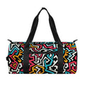 Abstract Funky Pattern Print Gym Bag