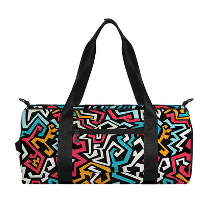 Abstract Funky Pattern Print Gym Bag