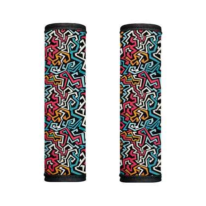 Abstract Funky Pattern Print Handle Covers