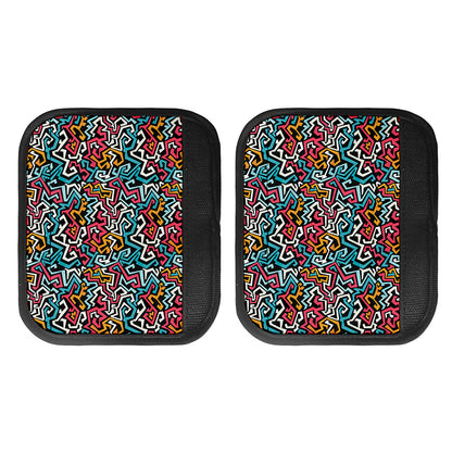 Abstract Funky Pattern Print Handle Covers