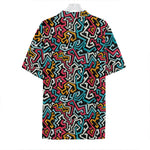 Abstract Funky Pattern Print Hawaiian Shirt