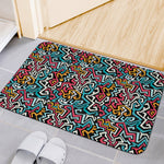 Abstract Funky Pattern Print Indoor Door Mat