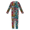 Abstract Funky Pattern Print Jumpsuit