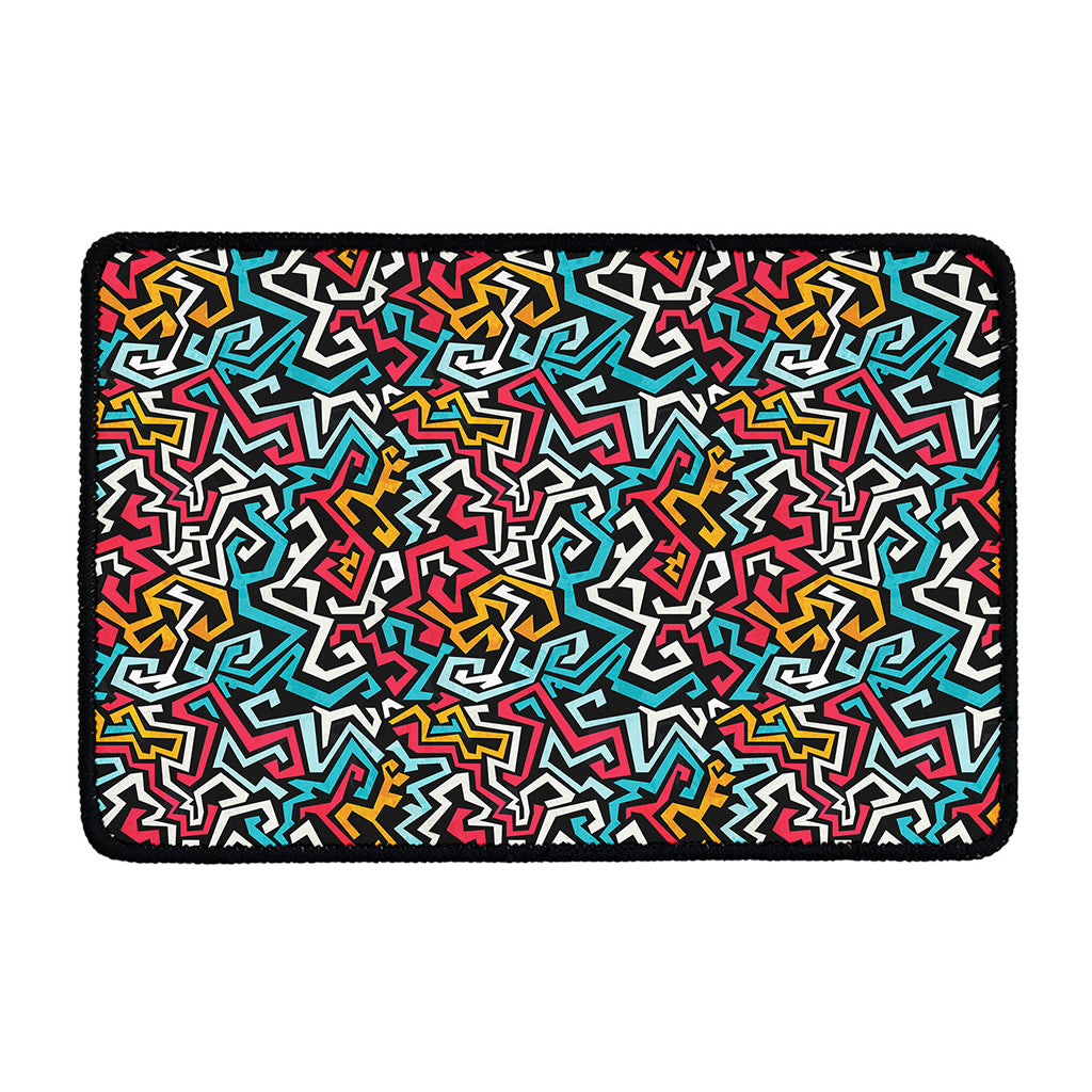 Abstract Funky Pattern Print Kitchen Mat