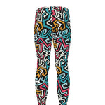 Abstract Funky Pattern Print Men's leggings