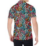 Abstract Funky Pattern Print Men's Shirt