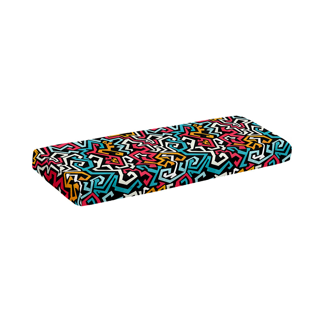 Abstract Funky Pattern Print Piano Keyboard Cover