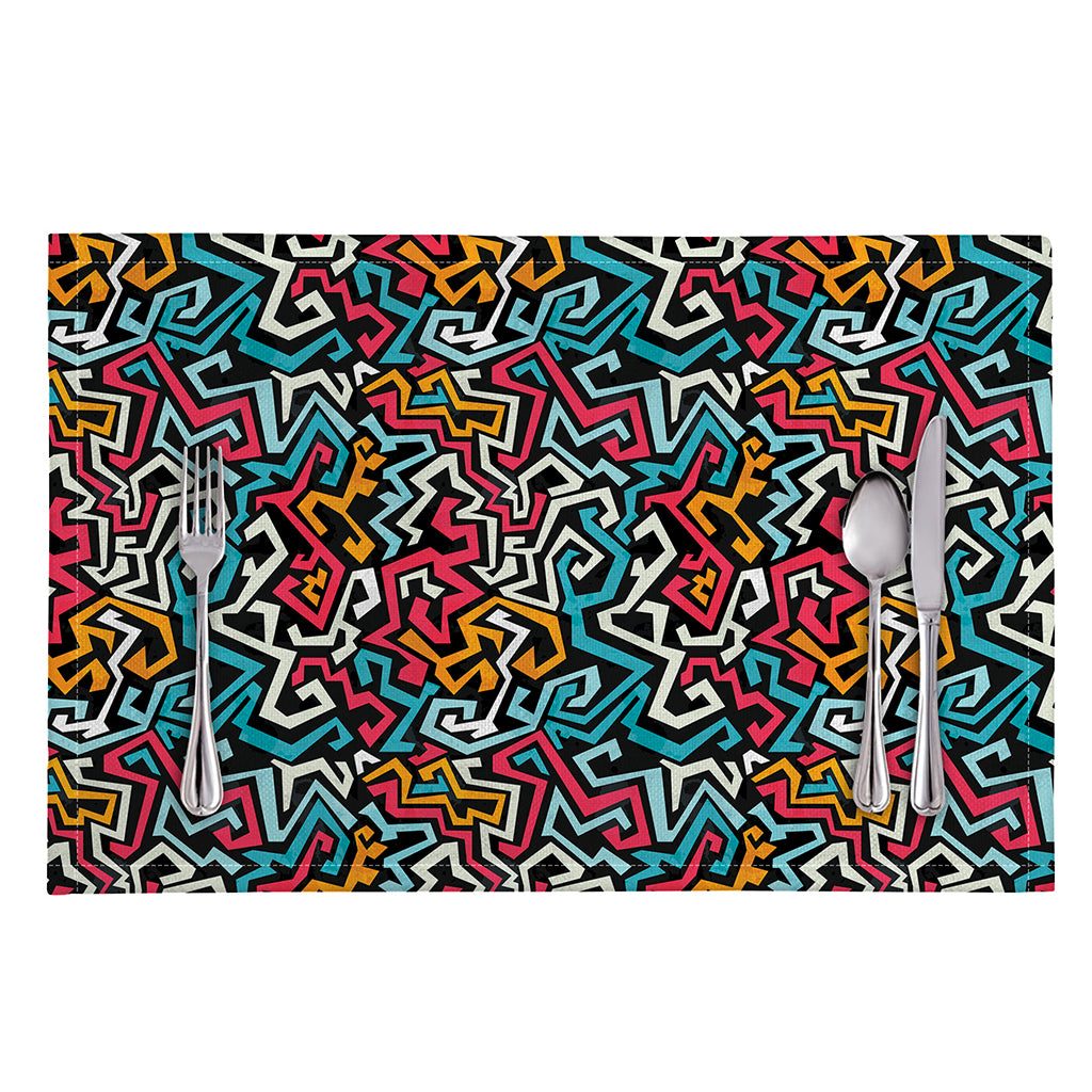 Abstract Funky Pattern Print Placemat