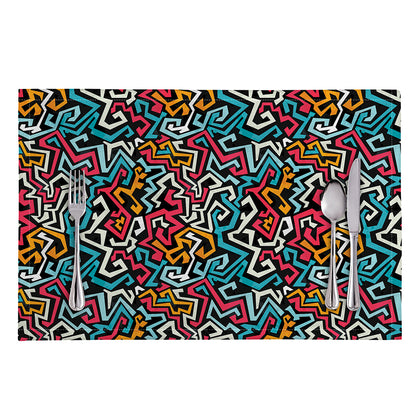 Abstract Funky Pattern Print Placemat