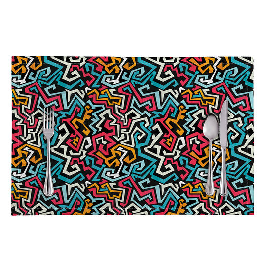 Abstract Funky Pattern Print Placemat