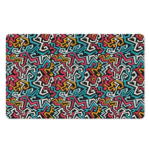 Abstract Funky Pattern Print Polyester Doormat