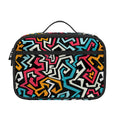 Abstract Funky Pattern Print Portable Lunch Bag