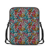 Abstract Funky Pattern Print Rectangular Crossbody Bag