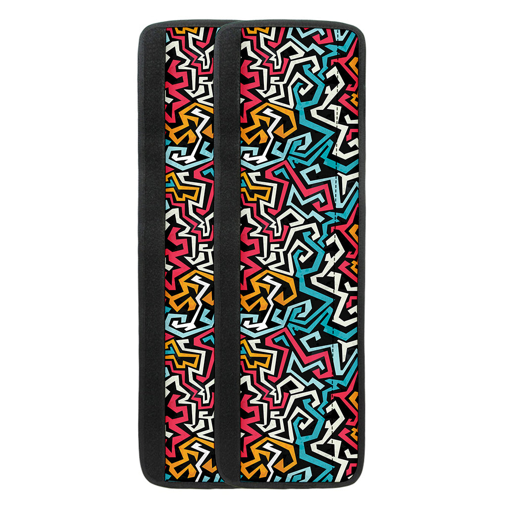 Abstract Funky Pattern Print Refrigerator Handle Covers