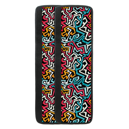 Abstract Funky Pattern Print Refrigerator Handle Covers