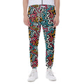 Abstract Funky Pattern Print Joggers